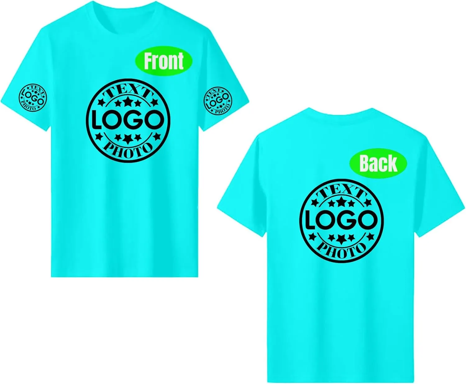 Custom T Shirts for Women Men with Your Text Logo Photo Personalized T Shirts Custom Shirt Design Your Own Custom Tee Shirt