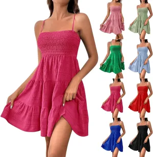 Homecoming Graduation Dresses for Teens Summer Beach Cute Mini Sundress Women Short Prom Dress Date Night Outfit