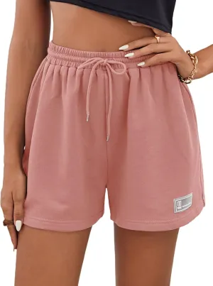 MakeMeChic Women's Sweat Shorts Summer Casual Camo Boxer Workout Shorts
