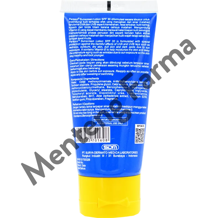 Parasol UV Guard Sunscreen SPF 30 - 50 Gram - Lotion Tabir Surya