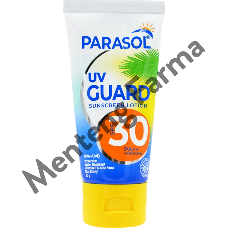 Parasol UV Guard Sunscreen SPF 30 - 50 Gram - Lotion Tabir Surya